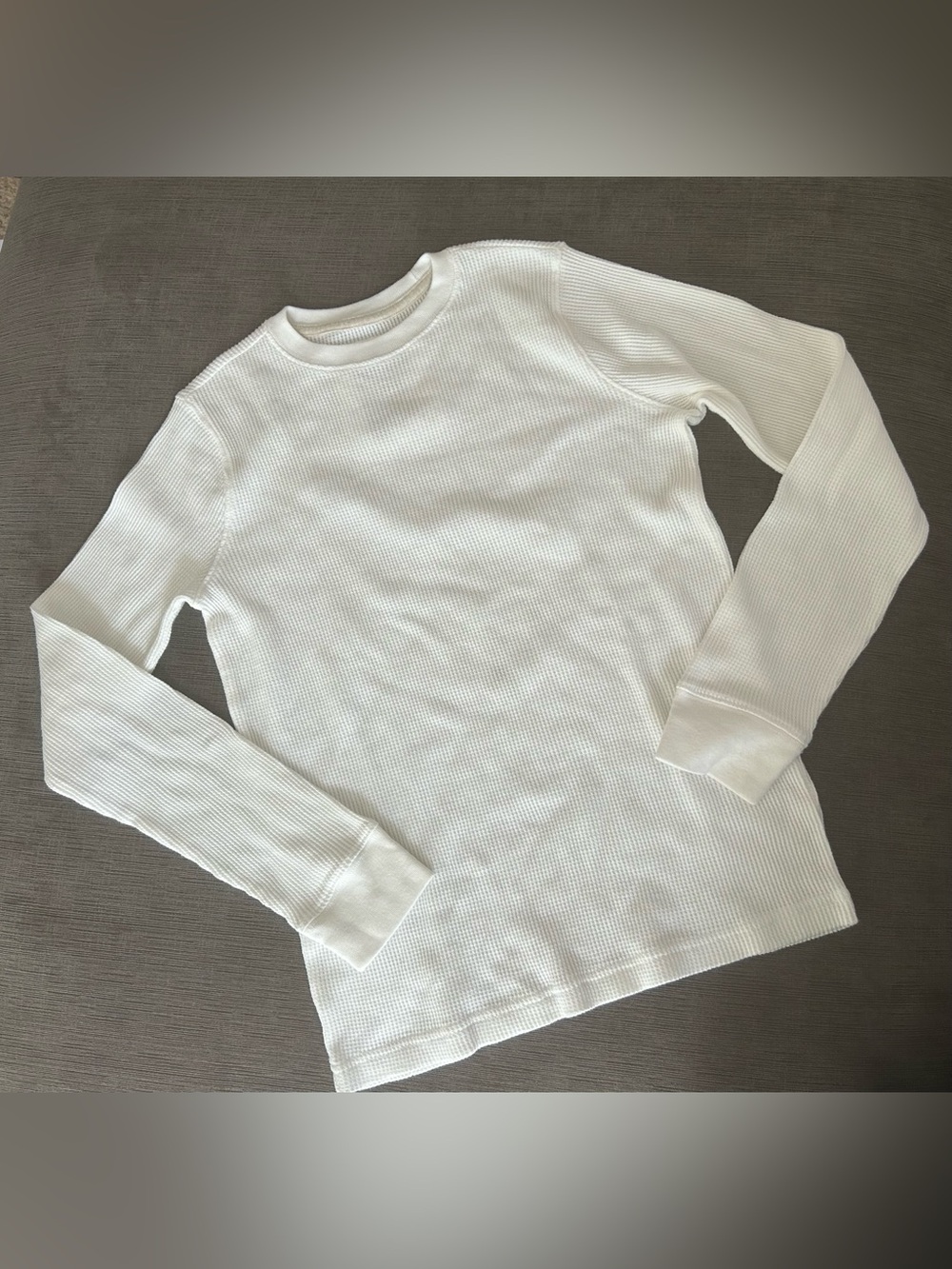 5/$20 Urban pipeline Waffleknit Top White Boys Size L